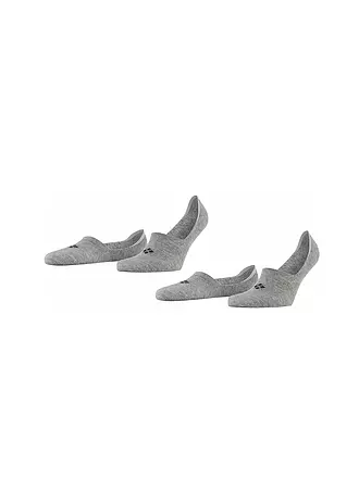 BURLINGTON | Herren Füsslinge EVERYDAY 2-er Pkg light grey | 